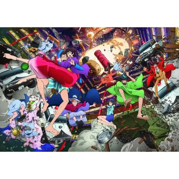 Lupin the 3rd 1500-частичен компактен пъзел - Clementoni изображение 2