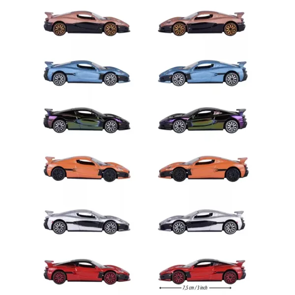 Majorette: Rimac Nevera Edition метални автомобилни модели в различни версии 1/64 1бр изображение 4
