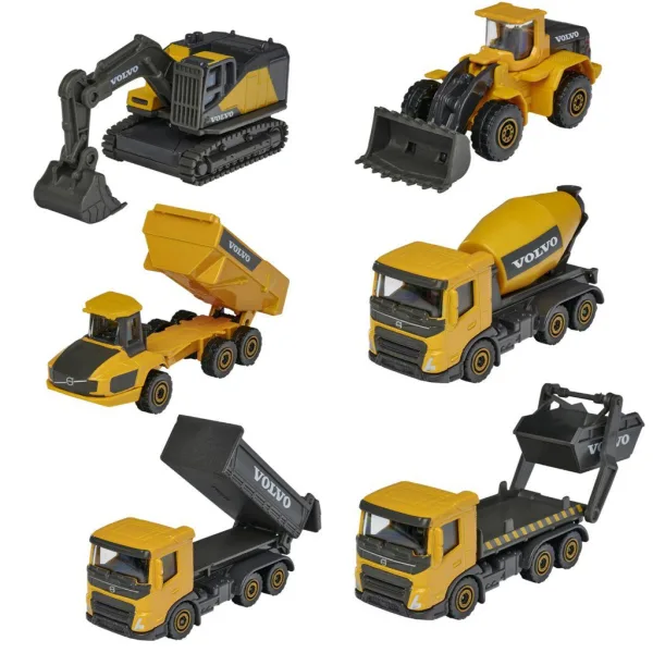 Majorette: Строителни Volvo машини в различни варианти 1бр - Simba Toys изображение 2