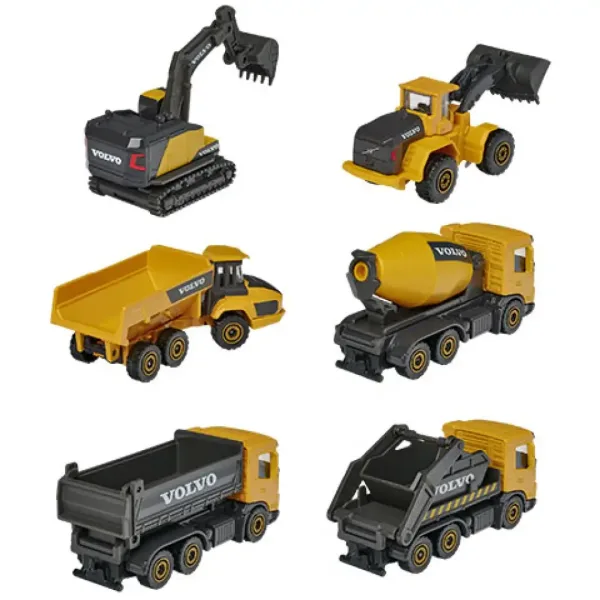Majorette - Volvo Edition строителни машини в различни варианти - Simba Toys изображение 3