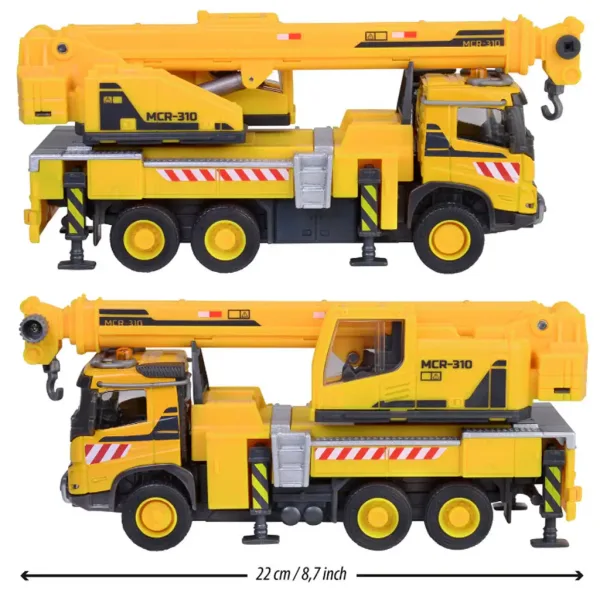 Majorette: Volvo камион с кран със светлина и звук 22 см - Simba Toys изображение 2