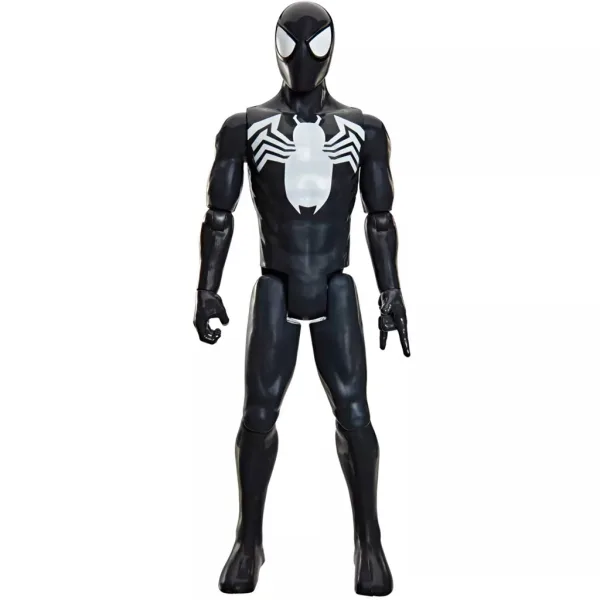 Marvel Отмъстителите: Титан серия Черен костюм Спайдър-Мен фигура 30 см - Hasbro изображение 2