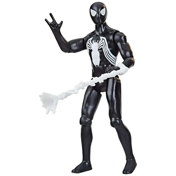 Marvel: Spider-Man - Симбиотичен костюм Черния Спайдърмен екшън фигура 10 см - Hasbro изображение 2