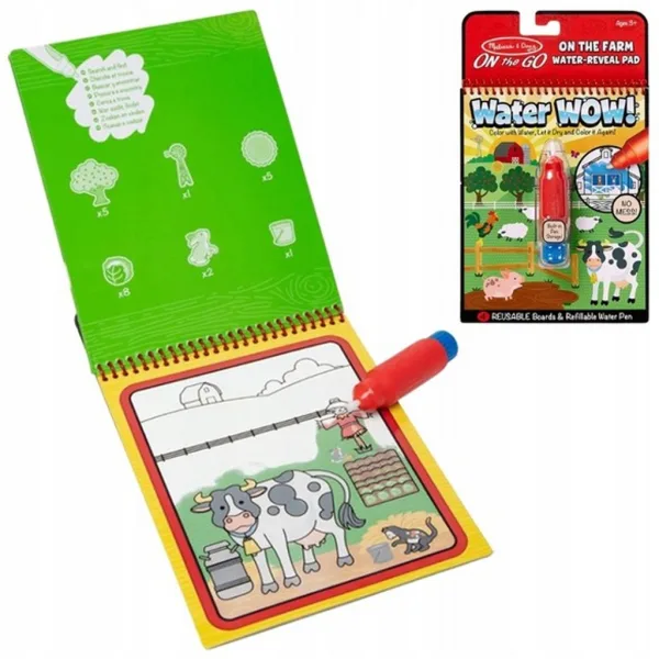 Melissa&Doug: Water WOW! рисуване с вода - Ферма - Spin Master изображение 2