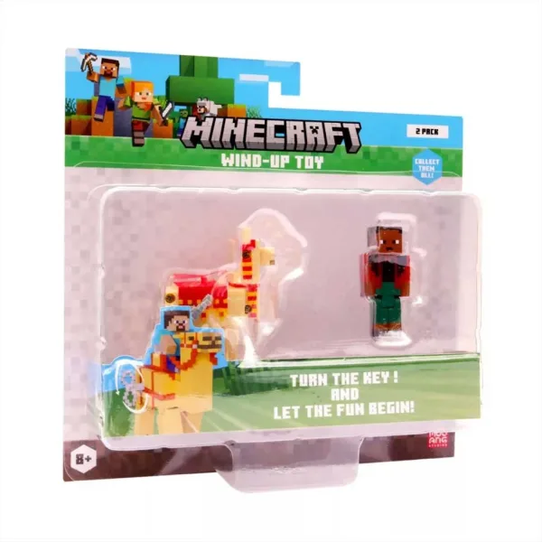 Minecraft 3D фигура с навиваемо животно 2. серия в различни варианти 1бр изображение 2