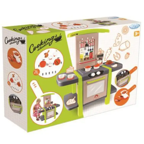 Mochtoys: Кулинарно студио играчка кухня 26бр. комплект 80x42x101см изображение 2