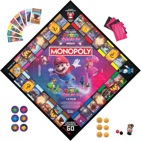 Монополи Super Mario Галактиката: Филмът настолна игра - Hasbro изображение 3
