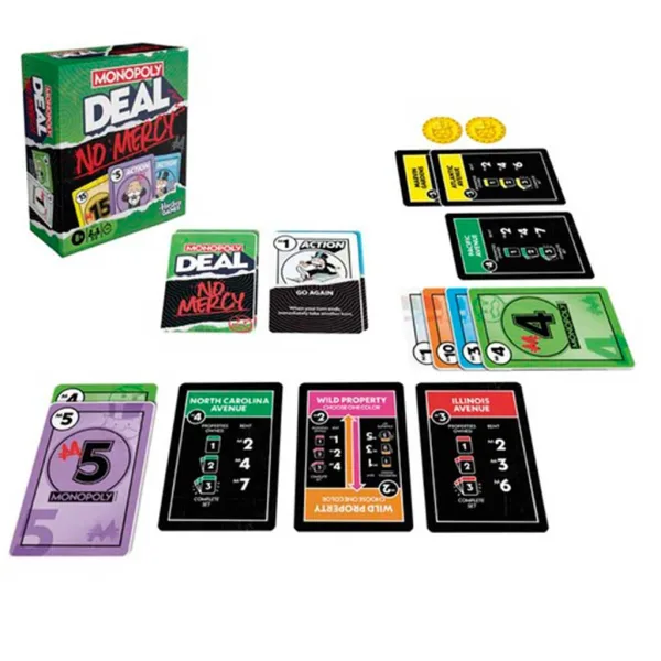 Monopoly Deal No mercy картова игра - Hasbro изображение 3
