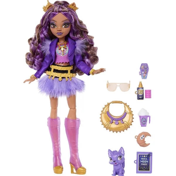 Monster High Clawdeen Wolf кукла с аксесоари - Mattel изображение 2
