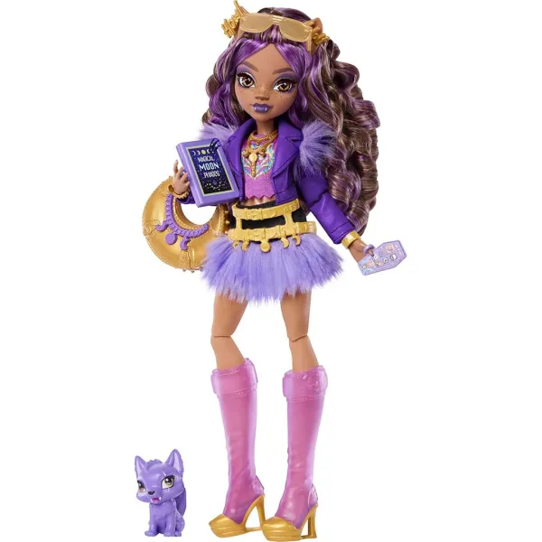 Monster High Clawdeen Wolf кукла с аксесоари - Mattel изображение 3
