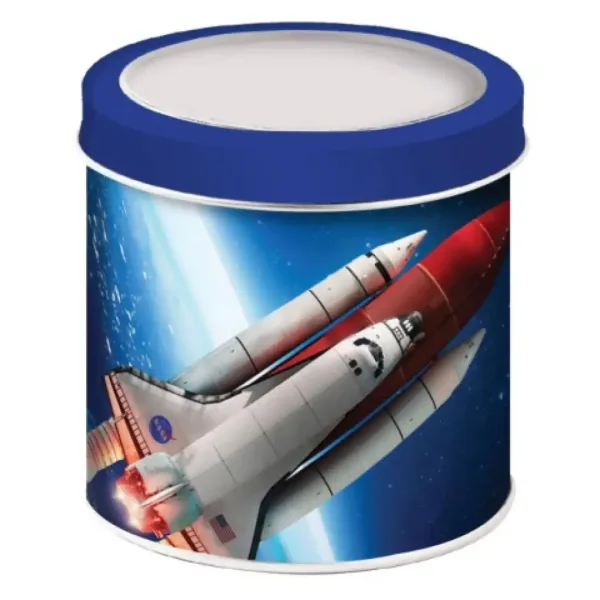 NASA аналогов часовник в метална кутия изображение 3