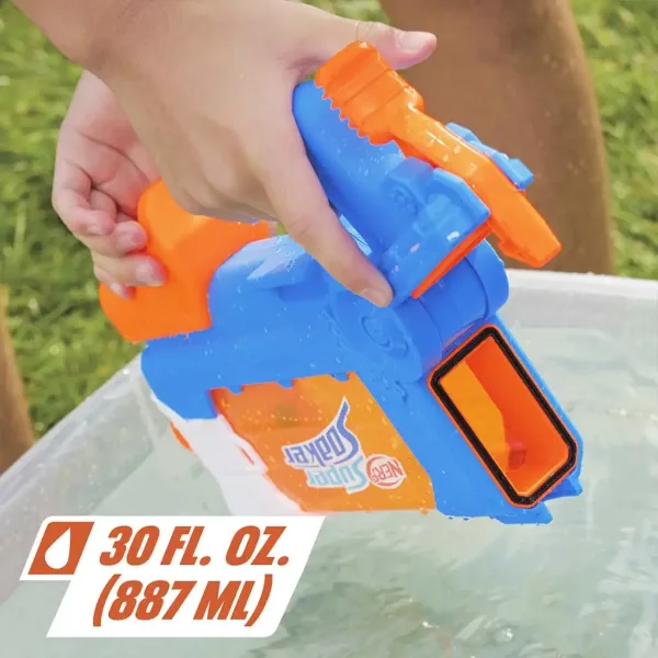Nerf: Super Soaker Flip Fill водно оръжие с резервоар от 887ml - Hasbro изображение 4
