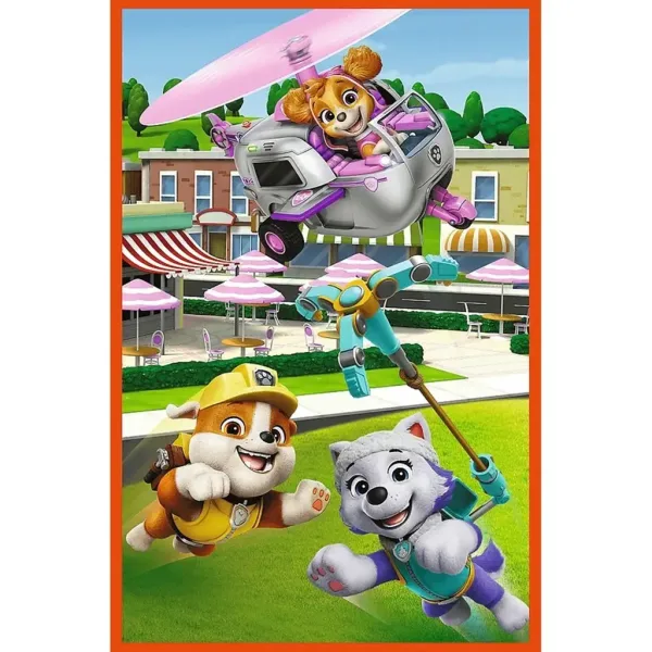 Пъзел с усмихнати кучета от Paw Patrol 3x80бр - Trefl изображение 4