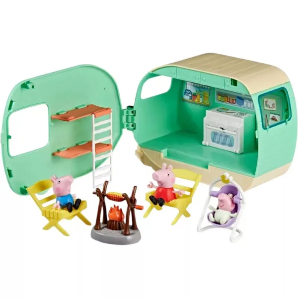 Пепа Пиг комплект за игра „Трите прасенца“ с каравана и фигурки – Hasbro изображение 2