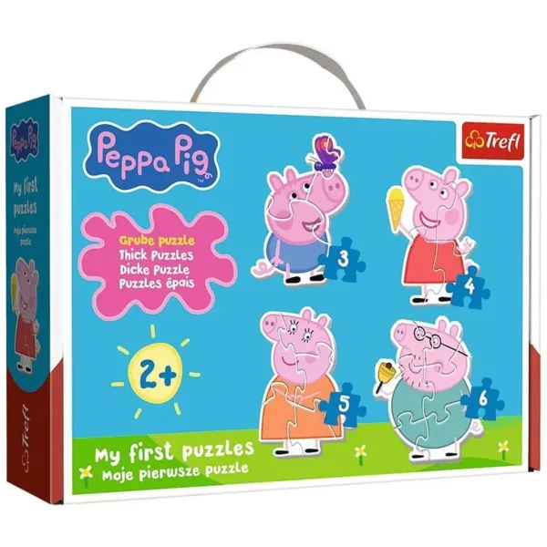 Peppa прасенце - Първи Baby пъзел в чанта - Trefl изображение 2