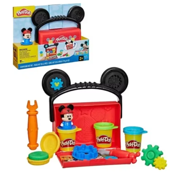 Play-Doh: Disney Jr. On-The-Go Mickey преносим комплект за моделиране - Hasbro изображение 2