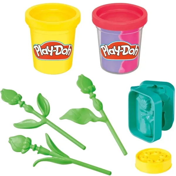 Play-Doh: Малки цветя - Тюлпан и нарцис комплект за моделиране - Hasbro изображение 3