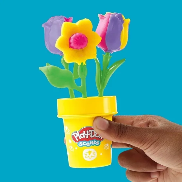 Play-Doh: Малки цветя - Тюлпан и нарцис комплект за моделиране - Hasbro изображение 4