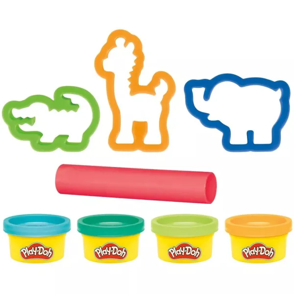 Play-Doh: Мини сафари модел за глина с 4 контейнера глина - Hasbro изображение 2