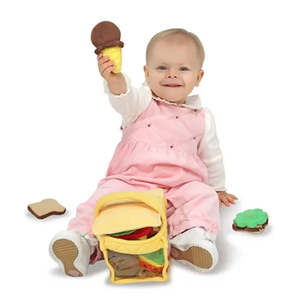 Плюшена пикник кошница 9бр. комплект - Melissa & Doug изображение 3