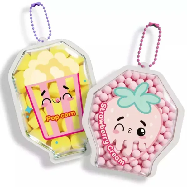 Puffy Pouches: Дизайнерски комплект Pufi чарм - захарен памук изображение 2