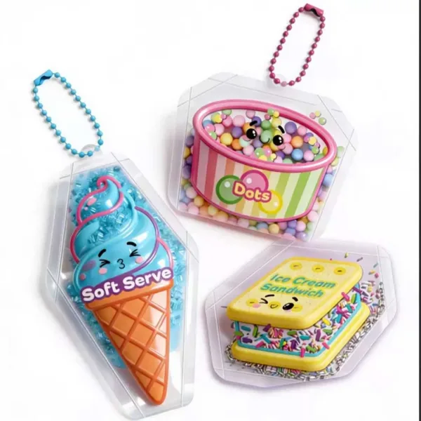 Puffy Pouches: Комплект за дизайн на Pufi чарм - сладолед изображение 3