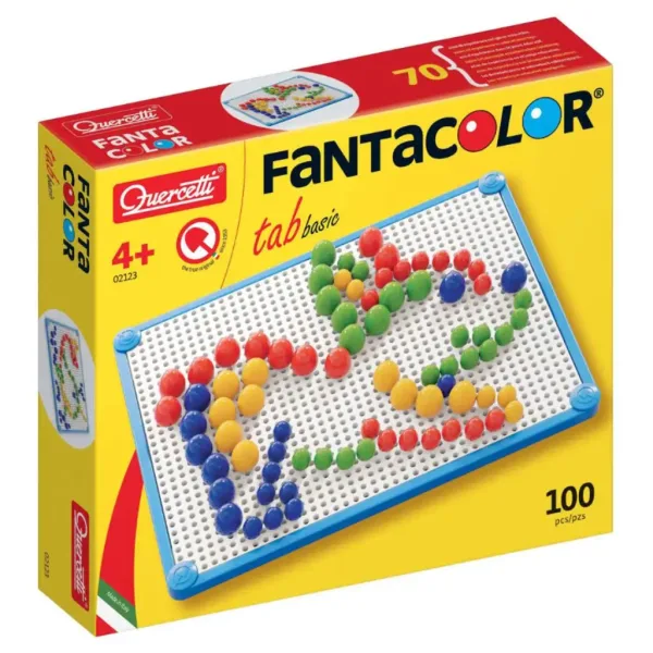 Quercetti: Fanta Color 60бр. основен комплект с точки изображение 3