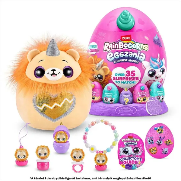 Rainbocorns: Eggzania изненадващо яйце с плюшена фигурка в различни варианти 1бр изображение 4