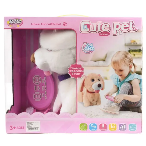 RC Cute Pet: Дистанционно управляем интерактивен плюшен лабрадор с аксесоари 2.4GHz 40cm изображение 6
