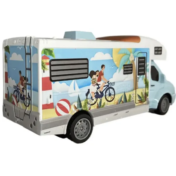 RC дистанционно управляван кемпер Holiday Travel с осветление 27MHz в мащаб 1/32 20cm изображение 2