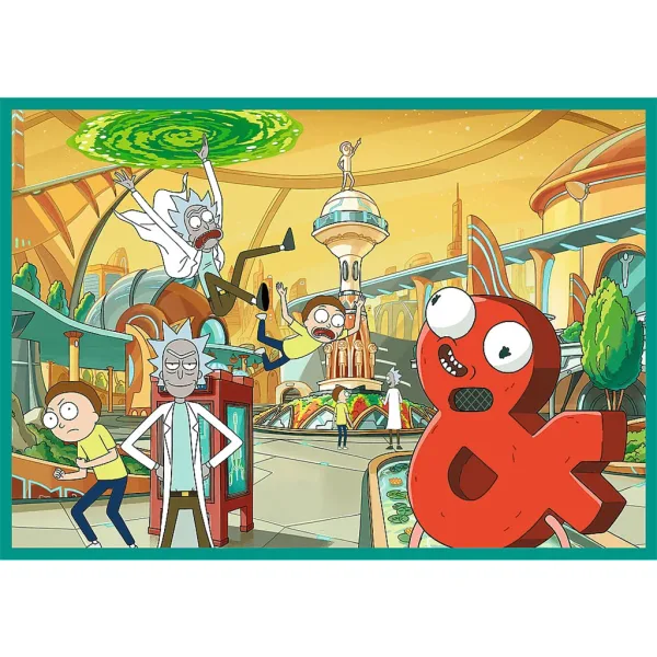 Rick и Morty Луди приключения 4x250бр. пъзел - Trefl изображение 4