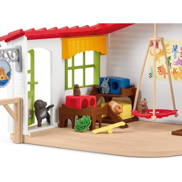 Schleich: Farm World - Хотел за домашни любимци комплект за игра (42607) изображение 4