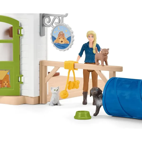 Schleich: Farm World - Хотел за домашни любимци комплект за игра (42607) изображение 5