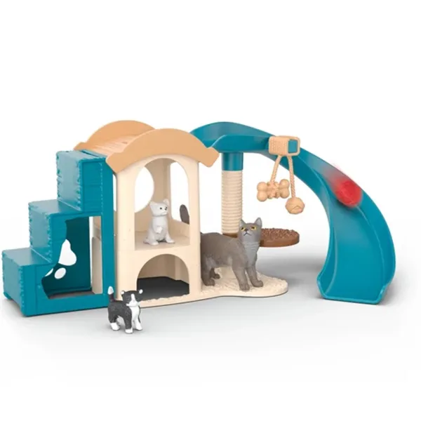Schleich: Farm World Котешки игрална къща комплект (42764) изображение 3