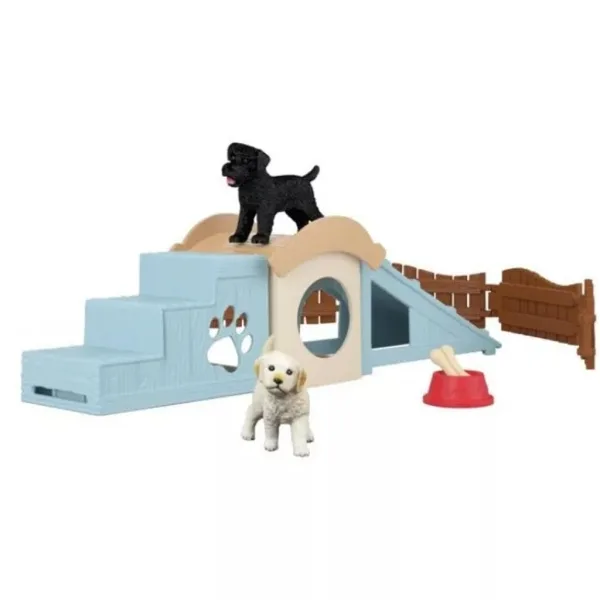 Schleich: Farm World Кученца играчка къща комплект (42763) изображение 3