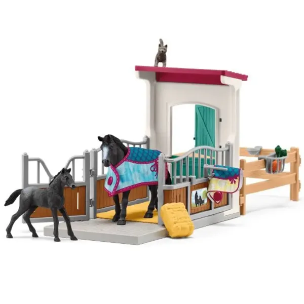 Schleich: Horse Club - Игрална комплектация с кобила и жребче (42611) изображение 3