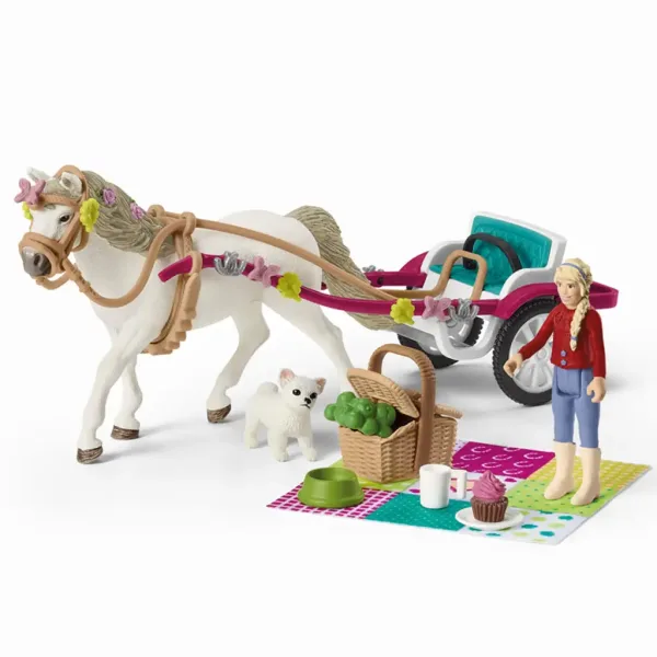 Schleich: Horse Club - Игрална комплектация за конен шоу с пикник (42467) изображение 2