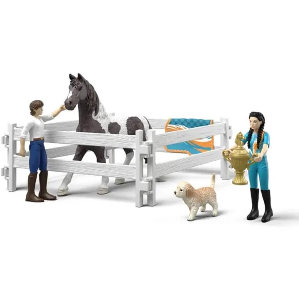 Schleich: Horse Club Kim тренировъчен комплект за езда (42799) изображение 2
