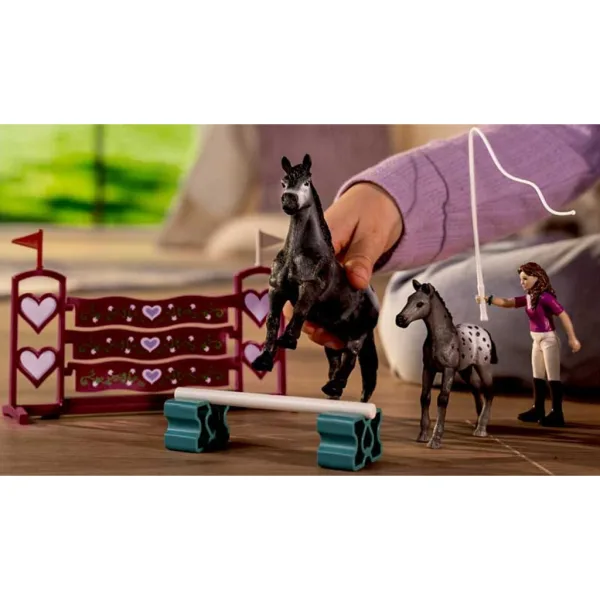 Schleich Horse Club: Тренировка на Лиза комплект за игра (42776) изображение 2