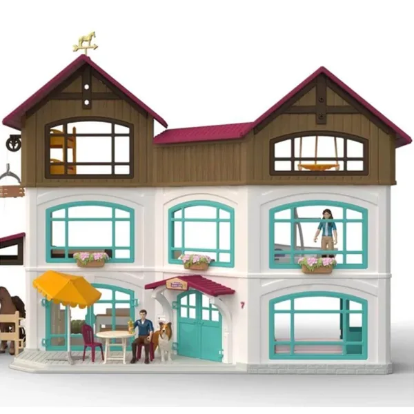 Schleich: Horse Club Вила на брега на езерото и конюшня (42785) изображение 3
