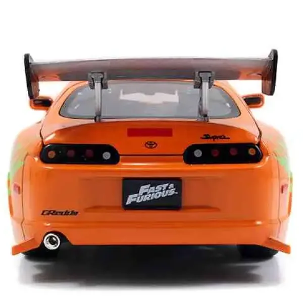 Бързи и яростни: Фигура на Брайън и модел на Toyota Supra 1/24 - Simba Toys изображение 5