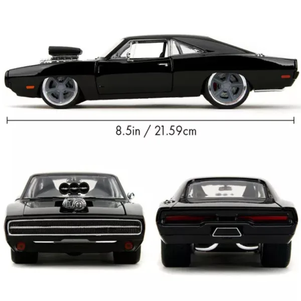 Бързи и яростни: 1970 Dodge Charger метален автомодел 1/24 - Jada Toys изображение 4