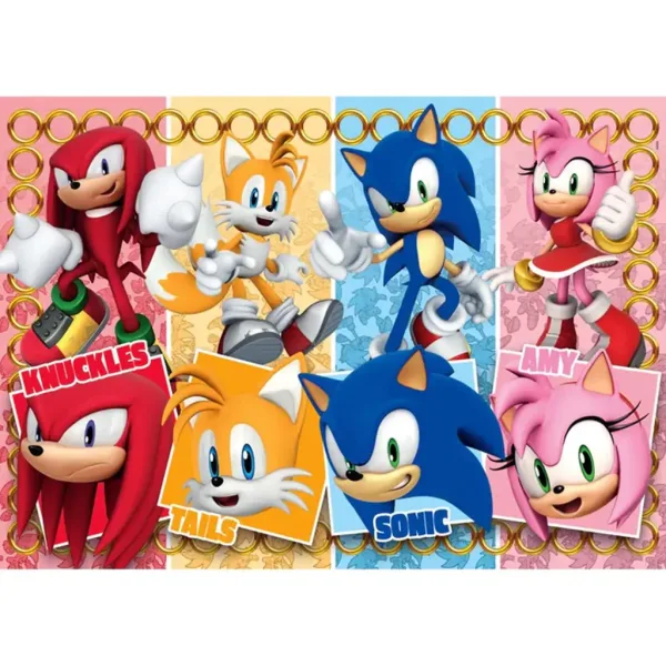 Sonic и приятелите му 60бр. макси суперцветен пъзел - Clementoni изображение 2