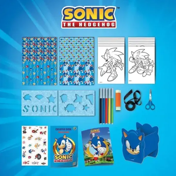 Sonic Креативен комплект за оцветяване в чанта – Lisciani изображение 3