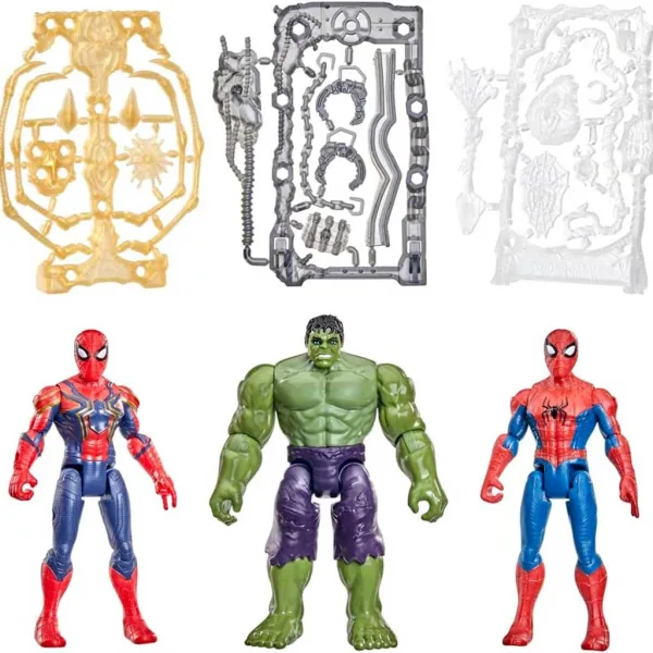 Спайдърмен Напълно нов ден: ActionVerse Акционна фигура 3бр. комплект – Hasbro изображение 2