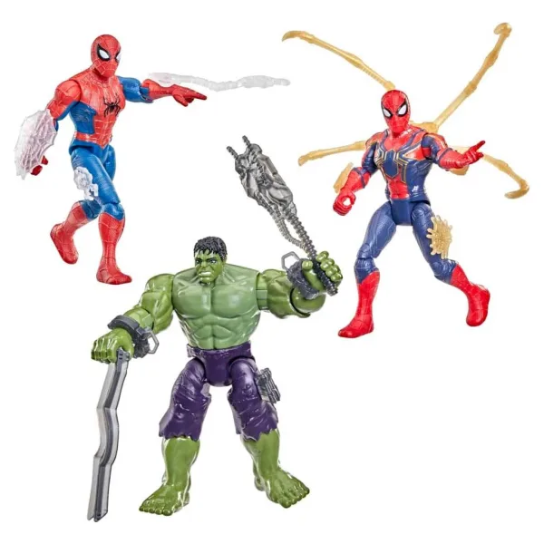 Спайдърмен Напълно нов ден: ActionVerse Акционна фигура 3бр. комплект – Hasbro изображение 3