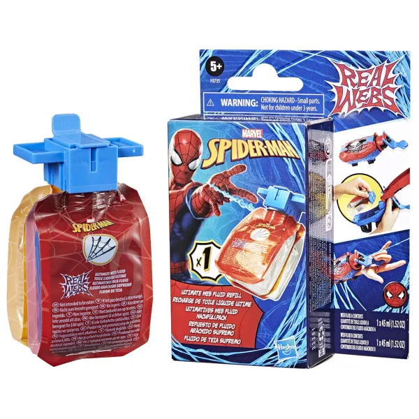 Спайдърмен: Real Webs Ultimate мрежов стрелец презареждаща течност - Hasbro изображение 2