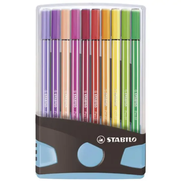 Stabilo: Pen 68 ColorParade маркер 20бр комплект в светлосин контейнер изображение 1