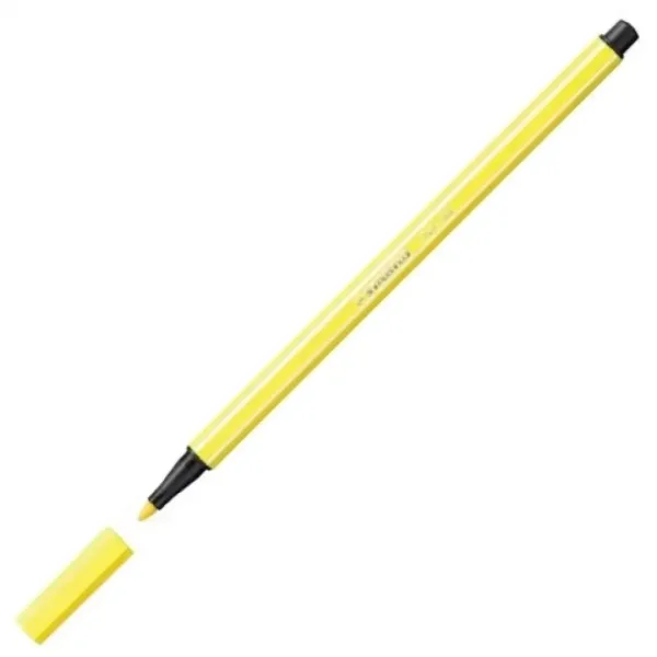 Stabilo: Pen 68 флуоресцентен жълт цвят 1mm изображение 2