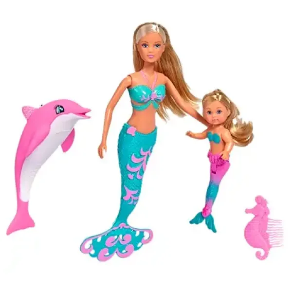 Steffi Love: Русалка кукла с Еви и делфин - Simba Toys изображение 2